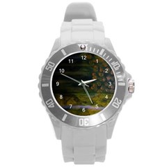 The Plight Unisex Plastic Sport Watch (large) By Jocelyn Apple/appleartcom by appleartcom