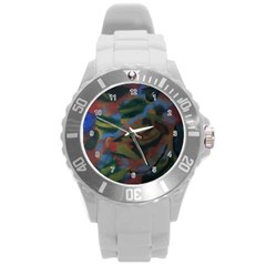 The Algae Unisex  Plastic Sport Watch (large)  By Jocelyn Apple/appleartcom by appleartcom