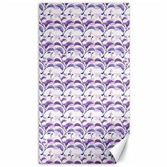 Floral Stripes Pattern Canvas 40  X 72   by dflcprints