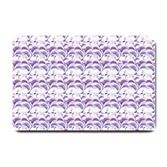 Floral Stripes Pattern Small Doormat  by dflcprints