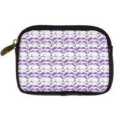 Floral Stripes Pattern Digital Camera Cases by dflcprints