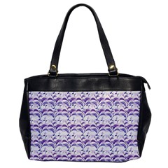 Floral Stripes Pattern Office Handbags by dflcprints