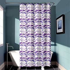 Floral Stripes Pattern Shower Curtain 36  X 72  (stall) 