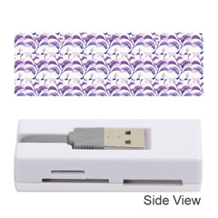 Floral Stripes Pattern Memory Card Reader (stick) 