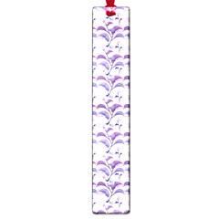 Floral Stripes Pattern Large Book Marks by dflcprints