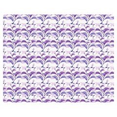 Floral Stripes Pattern Double Sided Flano Blanket (medium) 