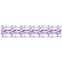 Floral Stripes Pattern Flano Scarf (small)