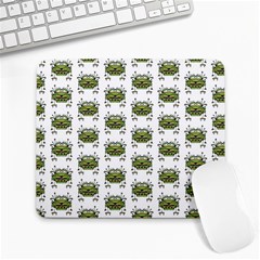 Funny Robot Cartoon Large Mousepads by dflcprints