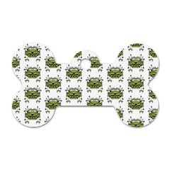 Funny Robot Cartoon Dog Tag Bone (One Side)