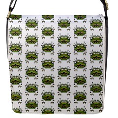 Funny Robot Cartoon Flap Messenger Bag (S)