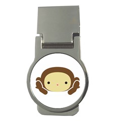 Three Wise Monkeys Money Clips (round)  by Shopimaginarystory