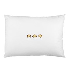 Three Wise Monkeys Pillow Case by Shopimaginarystory