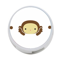 Three Wise Monkeys 4-port Usb Hub (one Side) by Shopimaginarystory