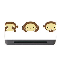 Three Wise Monkeys Memory Card Reader With Cf by Shopimaginarystory