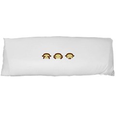 Three Wise Monkeys Body Pillow Case (dakimakura) by Shopimaginarystory