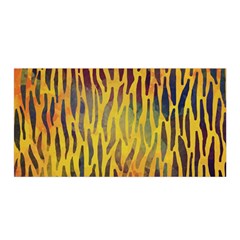 Colored Tiger Texture Background Satin Wrap by TastefulDesigns