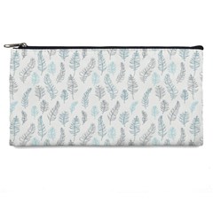 Turquoise Damask Pattern Pencil Cases by Zandiepants