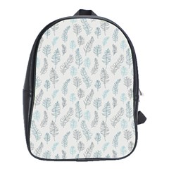 Turquoise Damask Pattern School Bags (xl)  by Zandiepants