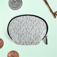 Turquoise Damask Pattern Accessory Pouches (small)  by Zandiepants