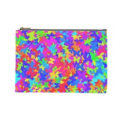 Rainbow Butterfly Cosmetic Bag (large)  by bearbloom