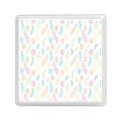 Whimsical Feather Pattern,fresh Colors, Memory Card Reader (square) by Zandiepants