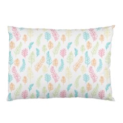 Whimsical Feather Pattern,Fresh Colors, Pillow Case