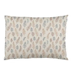 Whimsical Feather Pattern, Nature Brown, Pillow Case (two Sides)