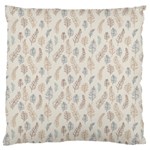 Whimsical Feather Pattern, Nature brown, Standard Flano Cushion Case (One Side) Front