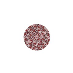 Interlace Tribal Print 1  Mini Magnets by dflcprints