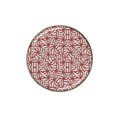 Interlace Tribal Print Hat Clip Ball Marker by dflcprints