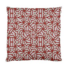 Interlace Tribal Print Standard Cushion Case (two Sides) by dflcprints