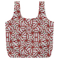 Interlace Tribal Print Full Print Recycle Bags (l)  by dflcprints