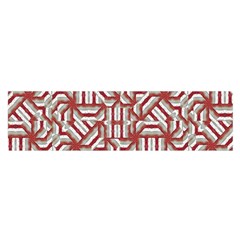 Interlace Tribal Print Satin Scarf (oblong)