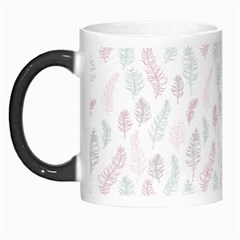 Whimsical Feather Pattern, soft colors, Morph Mug