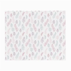 Whimsical Feather Pattern, soft colors, Small Glasses Cloth