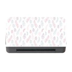 Whimsical Feather Pattern, Soft Colors, Memory Card Reader With Cf