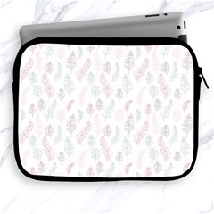 Whimsical Feather Pattern, Soft Colors, Apple Ipad 2/3/4 Zipper Case by Zandiepants