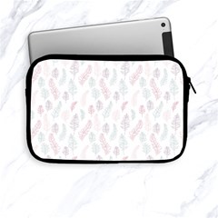 Whimsical Feather Pattern, Soft Colors, Apple Ipad Mini Zipper Case by Zandiepants