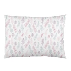 Whimsical Feather Pattern, Soft Colors, Pillow Case by Zandiepants