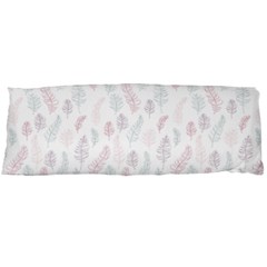 Whimsical Feather Pattern, Soft Colors, Body Pillow Case (dakimakura)