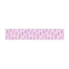 Whimsical Feather Pattern, Pink & Purple, Flano Scarf (mini)