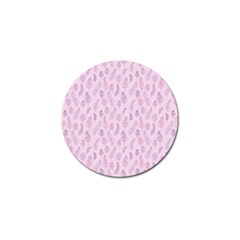 Whimsical Feather Pattern, Pink & Purple, Golf Ball Marker (4 Pack) by Zandiepants