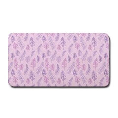 Whimsical Feather Pattern, Pink & Purple, Medium Bar Mat by Zandiepants