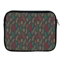 Whimsical Feather Pattern, Autumn Colors, Apple Ipad 2/3/4 Zipper Case by Zandiepants