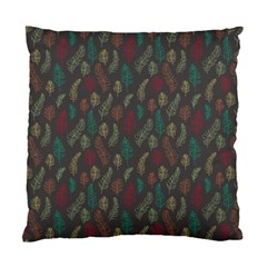 Whimsical Feather Pattern, Autumn Colors, Standard Cushion Case (one Side) by Zandiepants