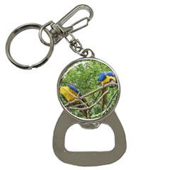 South American Couple Of Parrots Bottle Opener Key Chains by dflcprints