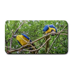 South American Couple Of Parrots Medium Bar Mats by dflcprints