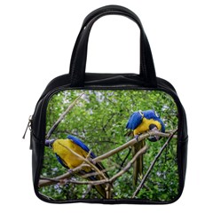 South American Couple Of Parrots Classic Handbags (one Side) by dflcprints