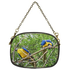 South American Couple Of Parrots Chain Purses (one Side)  by dflcprints