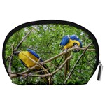 South American Couple Of Parrots Accessory Pouches (Large)  Back